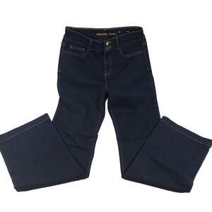 Michael Kors Bootcut‎ Jeans Womens Size 2 Dark Wash Blue